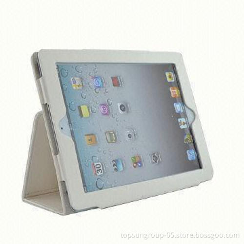 PU leather cover for iPad 2/3/4, with stand